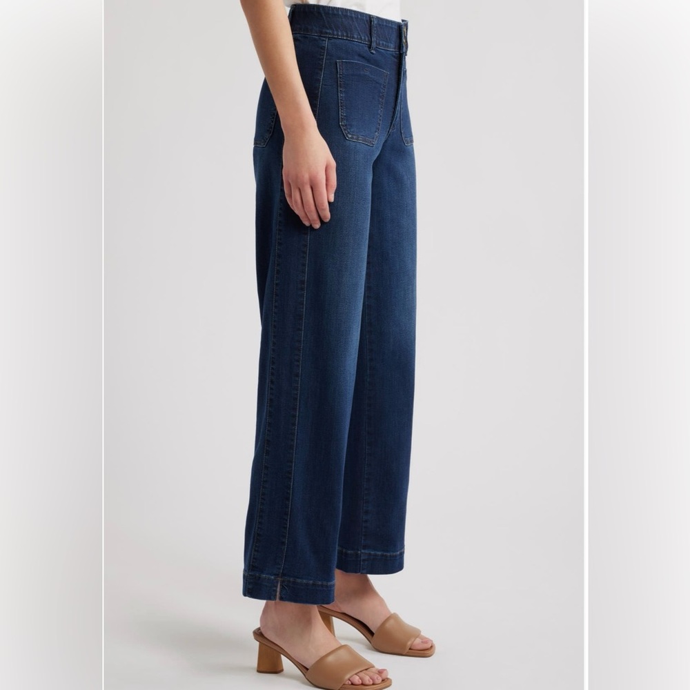 Wit & Wisdom Blue Flare Wide Leg Jeans - Picture 4 of 4